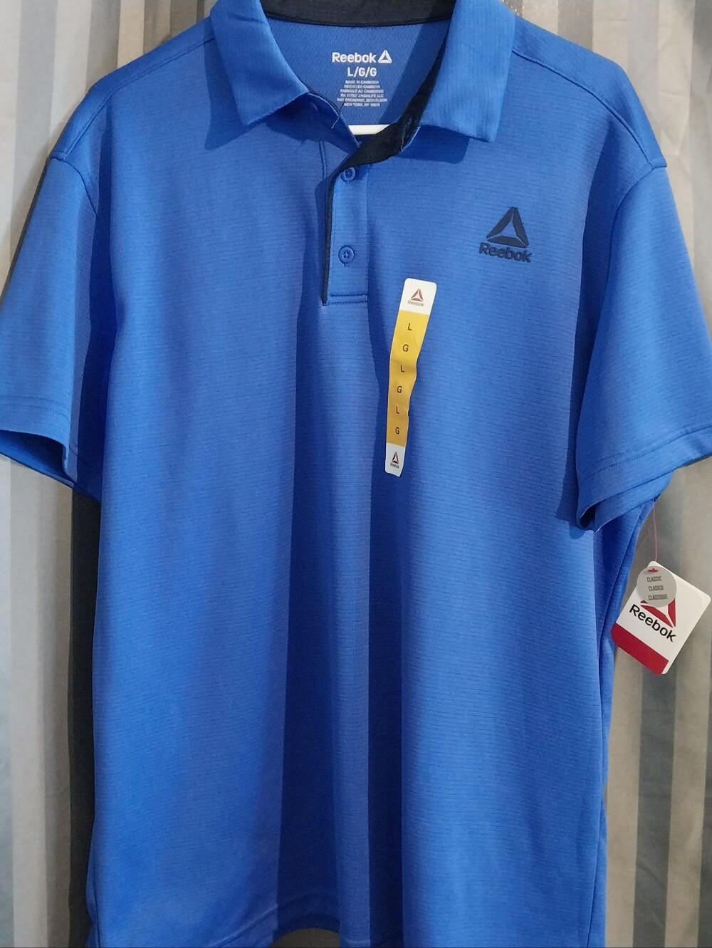 Reebok Men's Royal Blue Performance Polo